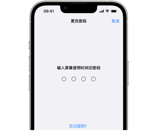 大新iPhone屏幕维修分享iPhone屏幕使用时间密码忘记了怎么办 