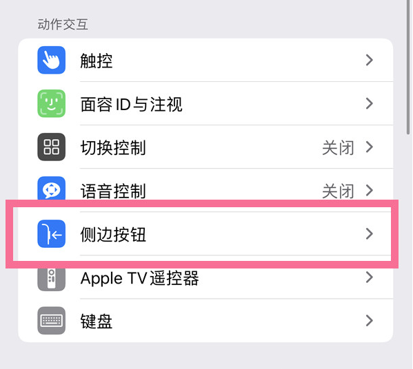 大新苹果14维修店分享iPhone14 Plus侧键双击下载功能关闭方法 