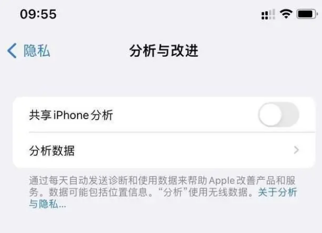 大新苹果手机维修分享iPhone如何关闭隐私追踪 