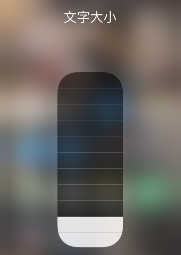 大新苹果手机维修分享小技巧：在 iPhone 控制中心快速调节字体大小 