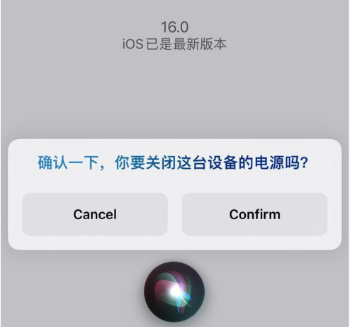 大新苹果手机维修分享iOS 16 Beta5为什么要取消Siri语音关机功能 