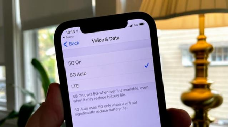 大新苹果手机维修分享iPhone 12如何打开或关闭5G网络 